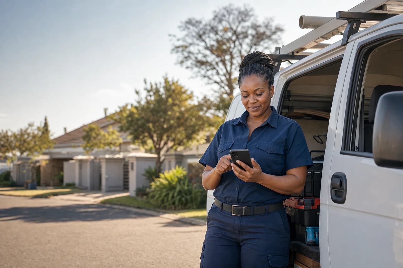 Local trades business owner tracking neighborhood visibility with Prebo